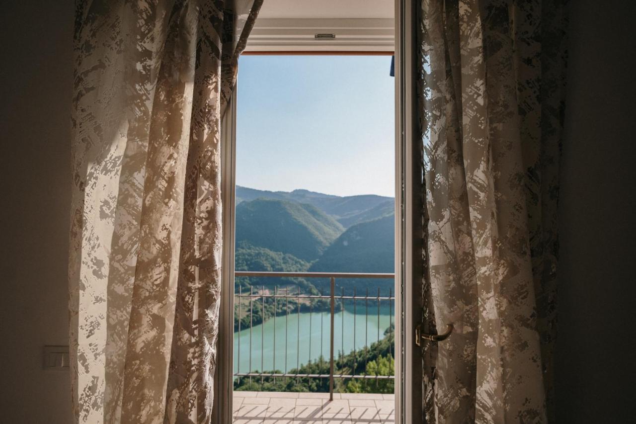 Apartmán La Vista Panoramica Piu Bella Ascrea Exteriér fotografie